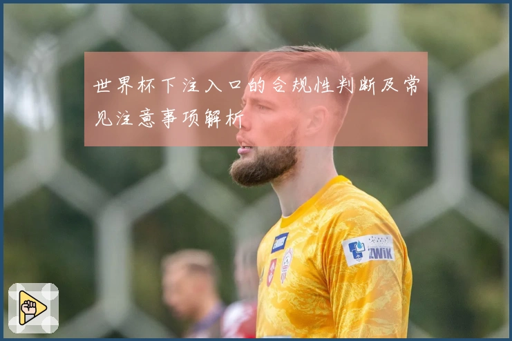 世界杯下注入口的合规性判断及常见注意事项解析